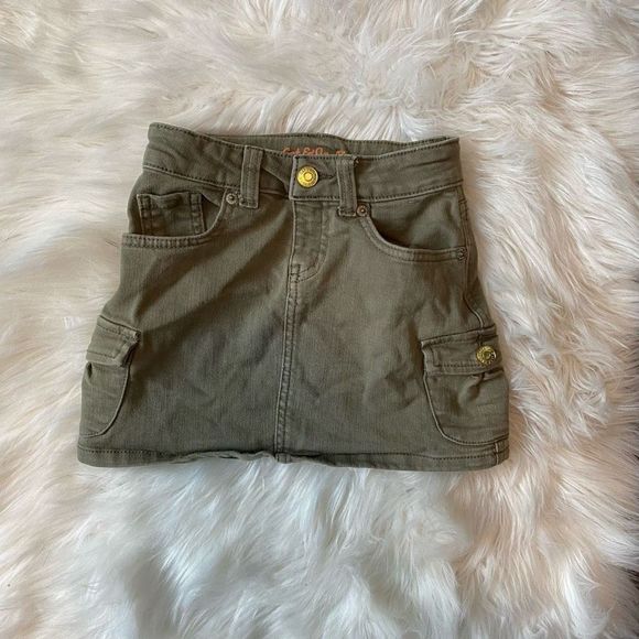 Cat & Jack Other - Olive Jean skirt